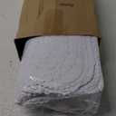 Oudain 5 Pack Waterproof Felt White Papel Picado Banner, 85 ft Papel Picado Baby Shower White Mexican Banner Cielito Lindo Fiesta Wedding Birthday Dia De Los Muertos Party Decoration, 5 Patterns