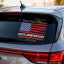 3 x 2 Pcs 250th Anniversary Decal The Independence of USA Sticker 1776-2026 Flag Decal United States Patriotic Vinyl Bumper Sticker Merchandise