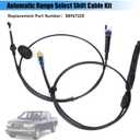 88967320 905-646 Automatic Transmission Gear Shift Linkage Cable Kit Compatible with GMC Yukon Denali XL Chevrolet Chevy Tahoe Avalanche Suburban 1500 2500 Cadillac Escalade 4WD 2000-2006