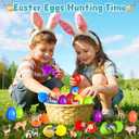 SpringFlower Easter Basket Stuffers, 24 Pack Easter Egg Fillers with Realistic Animal Figures Toys for Easter Egg Hunt, Ideal Easter Party Favors Gifts for Kids