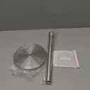 Paper Towel Holder Countertop with Weighted Base, One-Handed Design No Tipping Over, Stainless Steel Paper Towel Holder Stand in Brushed Nickel Finish