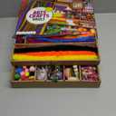 Dan&Darci Arts and Crafts Vault - Craft Supplies Kit in a Box - Easter Gift for Kids Ages 4 5 6 7 8 9 10 11 & 12 Year Old Girls & Boys - Crafting Set Kits - Gift Ideas for Kid Art Activity Gifts