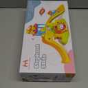 Marstone Toddler Toys for 1 2 Year Old Boys and Girls Gifts: Educational Elephant Slide with 4 Animal Car Toys for Baby 12-18 Months, First Birthday Gifts for Kids, Learning Push Truck Tracks Age 1-2