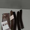 Heatless Curls Overnight with Satin Head Scarf, Velvet Hair Rollers for Blowout Look, No Heat Curling Rod for Long Thick Hair, Soft Sleep In Flexi Rods (Brown)