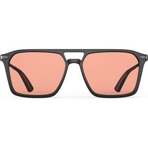 Goiteia FL-Rose Migraine Glasses,Blocks 480520 nm Light, Light Sensitivity Glasses for Fluorescent LED Glare,Photophobia