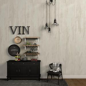 TOTIO 31.5x157inch Extra Wide Ivory White Concrete Wallpaper White Grey Stained Plaster Effect Contact Paper Matte Thicken Self-adhesive Wall Paper Waterproof Furniture Sticker Modern Industrial Style (31.5"W x 157"L)