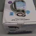 Chefman Electric Kettle, 1.8L 1500W, Hot Water Boiler, Removable Lid for Easy Cleaning, Auto Shut Off, Boil-Dry Protection, Stainless Steel Filter, BPA Free, Borosilicate Glass Electric Tea Kettle (Black)