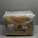 VKLiving Machine Washable 8'x10' Abstract Area Rug - Non Slip, Modern Woven, Soft Carpet for Living Room, Bedroom, Kitchen & Dining (Tpe02-gold Brushstroke)