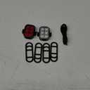 Bike Lights for Night Riding, USB Rechargeable Bike Lights Front and Back, Waterproof IP65 Bicycle Light, 4+6 Modes Bike Headlight and Tail Light Set,1.5 Hrs Fast Charging, Easy to Install