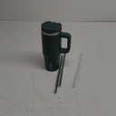 BJPKPK Insulated Tumblers With Handle And Straw 30 oz Stainless Steel Tumbler Cups With Lid,Army Green