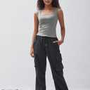 Women's Square Neck Ribbed Tank Tops Sleeveless Shirts Casual Basic Tanks Slim Fitted Workout Tops French Gray XL