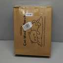 Cat Hammock with Industrial-Grade Suction Cups - Solid Pine Wood Seat, Soft Cushion - 42 lb Capacity (Medium, Brown/White)