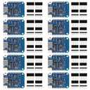 10pcs WeMos D1 Mini V4.0.0 Type-C USB WiFi Internet of Things Board Based ESP8266 4MB Compatible with Arduino MicroPython Nodemcu (V4.0.0 Type-C)