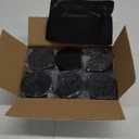 AceFox  Ice Hockey Pucks, 12pcs, Official Regulation, for Practicing and Classic Training, Diameter 3", Thickness 1", 6oz, Black