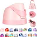 Ruzkq Replacement Lid for Owala Freesip, Compatible with Owala Cup 16oz 24oz 32oz 40oz, One Button Water Bottle Top Lid Replacement Accessory, Leakproof, BPA-Free, Pink