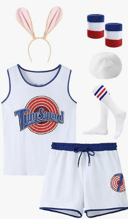 Halloween Costume for Women Basketball Jersey Outfit and Accessories XXL