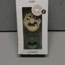 BIBS Pacifiers - Boheme Collection | BPA-Free Round Nipple | Nautral Rubber Latex | Made in Denmark | Set of 2 Ivory/Sage Color Premium Soothers | Size 0-6 Months. Size 1