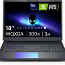 Alienware 18 Area-51 Gaming Laptop AA18250-18.0" WQXGA 300Hz 3ms Display, Intel Core Ultra 9 275HX, NVIDIA GeForce RTX 5080, 32GB 2x16GB DDR5, 2TB SSD, 2MP FHD IR Camera, Windows 11 Home