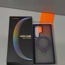 TORRAS 360°Spin Magnetic Stand for Samsung Galaxy S24 Ultra Case, Compatible with Magsafe, Shockproof Military Grade Protective Slim Galaxy S24 Ultra Phone Case with Kickstand & Ring Holder, Purple