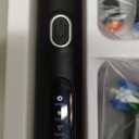TEETHEORY Rotating Electric Toothbrush for Adults with 8 Brush Heads (2 Types), 4 Modes Deep Clean Electric Toothbrush with Rechargeable Power and 2 Min Smart Timer (1- Black, p1)