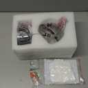 Modern Black Pendant Light Globe Hanging Pendant Lighting LED Dimmable Small Chandelier Light Fixture for Kitchen Island Bedroom Dining Room Bar (1-Lights)