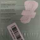 Rael Pads for Women, Organic Cotton Cover - Period Pads with Wings, Feminine Care, Sanitary Napkins, Heavy Absorbency, Unscented (Large, 36 Count)