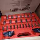 CRAFTSMAN Mechanics Tool Set 105 Pcs, Standard (SAE) and Metric with Case , 1/4 and 3/8 Inch Drive Car Tool Kit( CMMT12123)