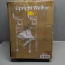 Narrow Walker Folding Upright Walker - with Removable Armrests, 450LBS Heavy Duty, Width & Height Adjustable Narrow Walkers for Seniors, Disabled, Bariatric