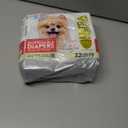Paw Inspired 32ct Disposable Dog Diapers | Female Dog Diapers Ultra Protection | Diapers for Dogs in Heat, Excitable Urination, or Incontinence (XX-Small)
