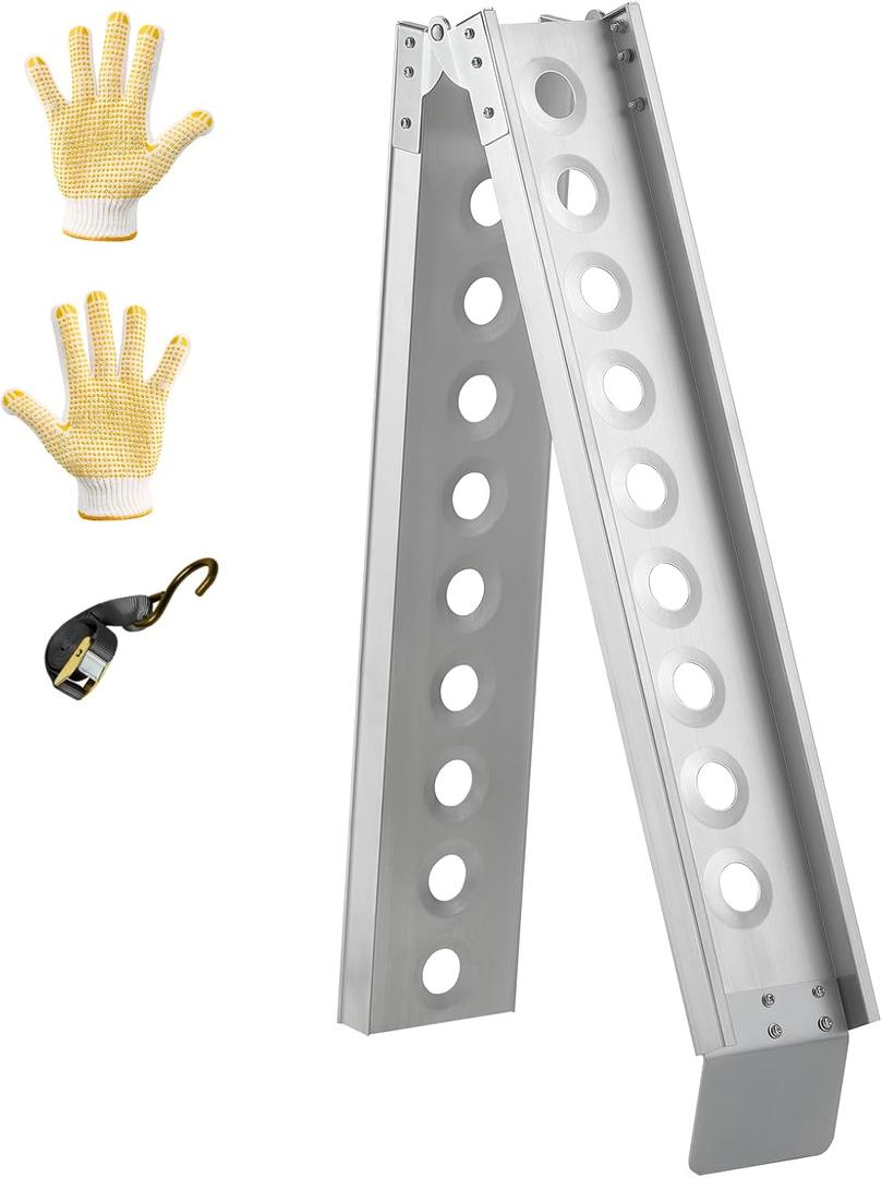 gardhom Folding Motorcycle Ramp Dirt Bike Ramp Aluminum Motorcycle Carrier Mount 440 lbs Capacity Motorcycle Loading Ramps for Car Tailgat Pickups Trucks