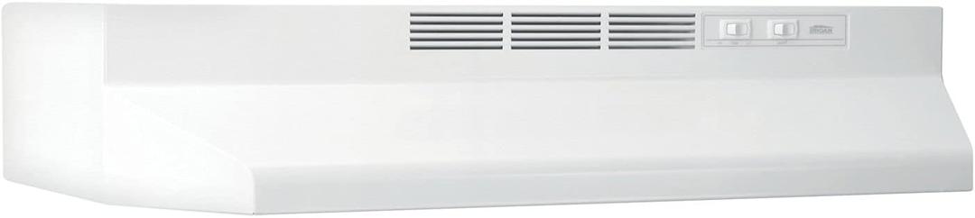 Broan-NuTone 412401 Non-Ducted Under-Cabinet Ductless Range Hood Insert, 24-Inch, White