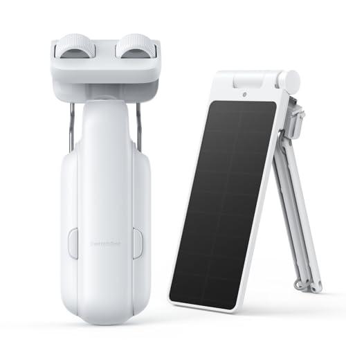 SwitchBot Smart Automatic Curtain Opener with Solar Panel - Bluetooth Remote Control with App/Timer, High-Performance Motor,Add SwitchBot Hub to Compatible with Alexa, Google Home, HomeKit