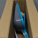 MR.SIGA Dustpan and Brush Set, Pack of 2 Set, Blue & Grey