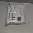 12V Water Tap with Microswitch | RV Kitchen Faucet Solid Brass (5 BAR) | 12 Volt Electric Tap with Switch | Boat, Camping Sink Faucet Rotatable | RV Accessory (White)