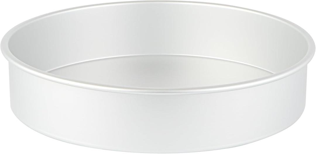 Restaurantware-Met Lux 14 x 3 Inch Straight-Sided Baking Tin, 1 Round Cake Pan - Oven-Ready, Freezable, Anodized Aluminum Round Baking Pan, Greaseproof, For Layer Birthday Cake