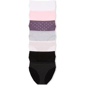 Victoria's Secret Women's Cotton Brief Underwear, Full Coverage Panties for Women, Multi Pack (XS-XXL) (Pink, M)