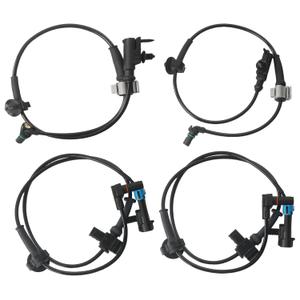 4PCS ABS Wheel Speed Sensor Front & Rear, Left & Right Compatible with 2007-2014 Chevy Silverado 1500/Avalanche/Suburban 1500/Tahoe, GMC Yukon/Yukon XL 1500, Cadillac Escalade Replace 15229012 ALS1464
