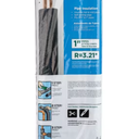Duck Brand 12 ft. Long Foam Pipe Cover , Fits 1 in. Pipes, Black