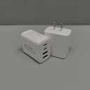 USB C Charger Block 40W, 2Pack 4-Port Type C Fast Charging Blocks PD USBC Plug Adapter + QC USB Wall Charger Cube Multiport Brick Compatible with iPhone 16 15 14 13 12 11 Pro Max XS, Samsung