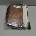 CLUCI Purses for Women Crossbody Bags for Women Cross Body Bag Crossbody Purse with Adjustable Wide Strap (1-4black With Brown and White)