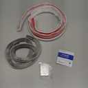 39 Under Door Draft Stopper with Brush,Bottom of Door Sweeps for Exterior & Interior,Gap Filler Sound Blocker Seal Strip,Draft Guard Dust Stopper(White)