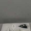 Christmas Village Sets- 13 Pieces Indoor Christmas Decorations, White Ceramic Village Houses Set of 4 with 7 Trees & 2 Deer, Mantel & Room & House Table Decor, Farmhouse Rustic Holiday Decor