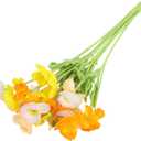 Cabilock 8Pcs Artificial Flowers Bouquet for Home Garden Decor Realistic Simulation Flowers for Weddings Parties Photo Props