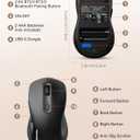 TECKNET Bluetooth Mouse, [ USB + BT1 + BT2 ] Wireless Mouse for Laptop, Silent Click, Ergonomic Design, 4800 DPI Computer Mice Wireless, Dual Mode for Laptop, Computer, iPad, MacBook