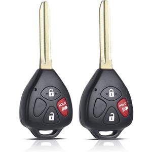 MechanMagic Key Fob Remote Replacement Fits for 2010 2011 2012 2013 2014 2015 2016 2017 2018 2019 Toyota 4Runner /Rav4/Yaris HYQ12BBY HYQ12BDC Keyless Entry Remote Control G Chip (Pack of 2)