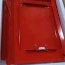 Commercial Popcorn Machin with Cart, Movie Theater Popcorn Maker with 16 Oz Kettle, 3-Switch Control & Tempered Glass Doors, Vintage Pop Corn Machine for Events, Parties, Golden Red