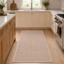 Kitchen Rugs 23.6"x47",Washable Kitchen Runner, Low Profile Entryway Rug, 2'11" x 4'11"