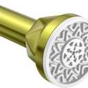 Gold Shower Curtain Rod 32-80 inches, Adjustable Curtain Rod, No Drilling, Stainless Steel Shower Rods for Bathroom, curtains, cabinets, Kitchens