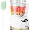 La Reveuse Electric Mini Food Processor Small Chopper 200 Watts 2-Cup Prep Bowl for Mincing Chopping Grinding Blending Pureeing (White)