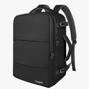 Taygeer Travel Backpack for Men Women, Carry On Backpack with USB Charging Port & Shoe Pouch, TSA 17.3inch Laptop Mochila Flight Approved, Nurse Bag Casual Daypack for Weekender Business Hiking, Black